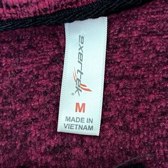 Exertec | Zip Up Vest Jacket | Maroon | Size: Medium - Picture 3 of 7